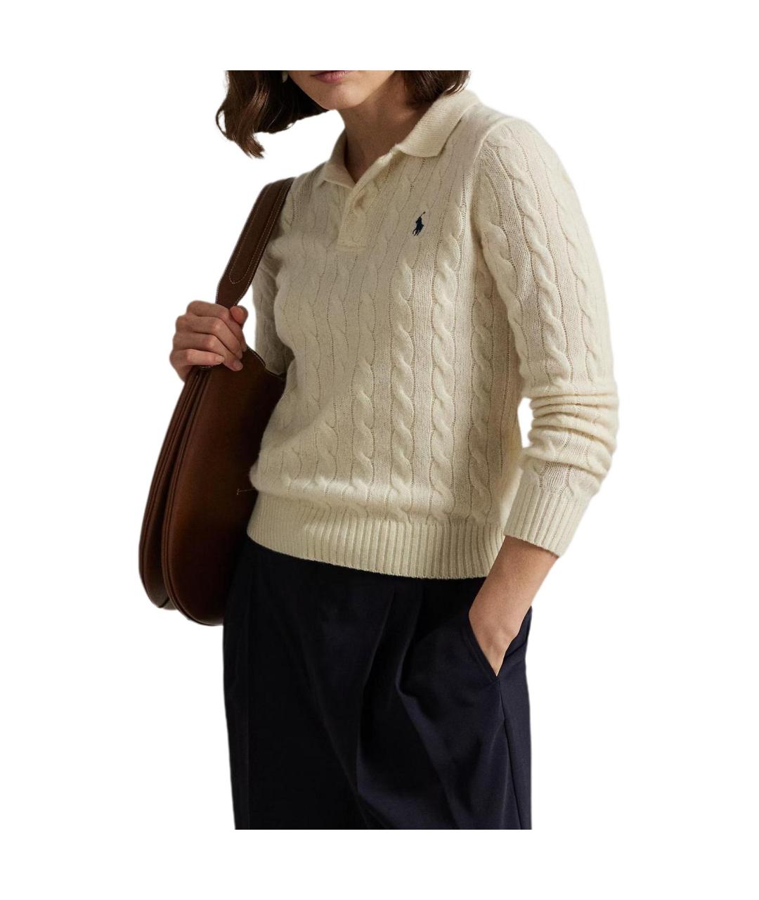 POLO RALPH LAUREN Бежевый джемпер / свитер, фото 5