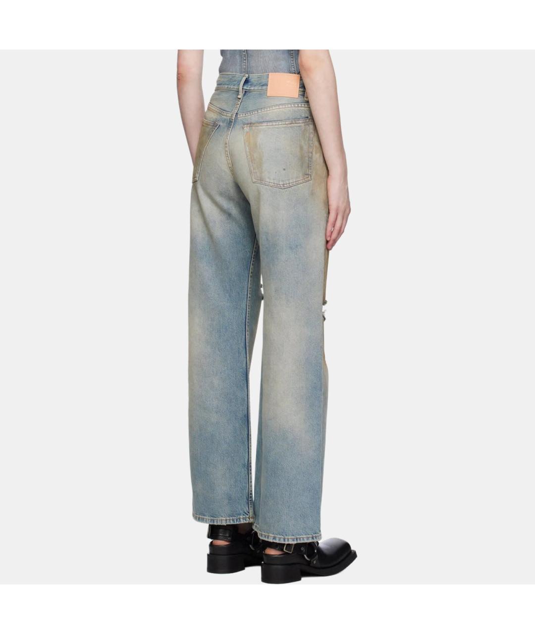 ACNE STUDIOS Синие прямые джинсы, фото 4