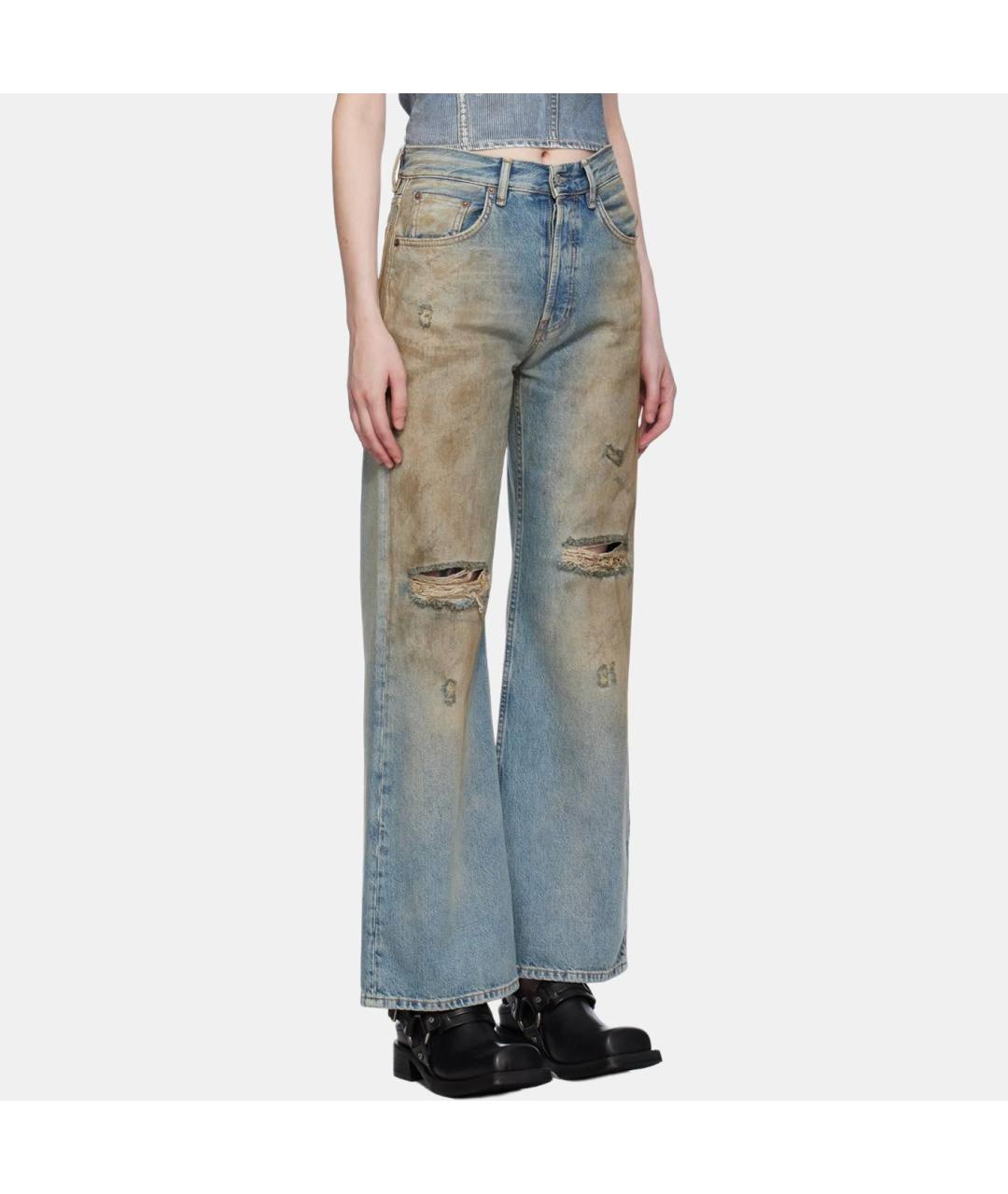 ACNE STUDIOS Синие прямые джинсы, фото 3