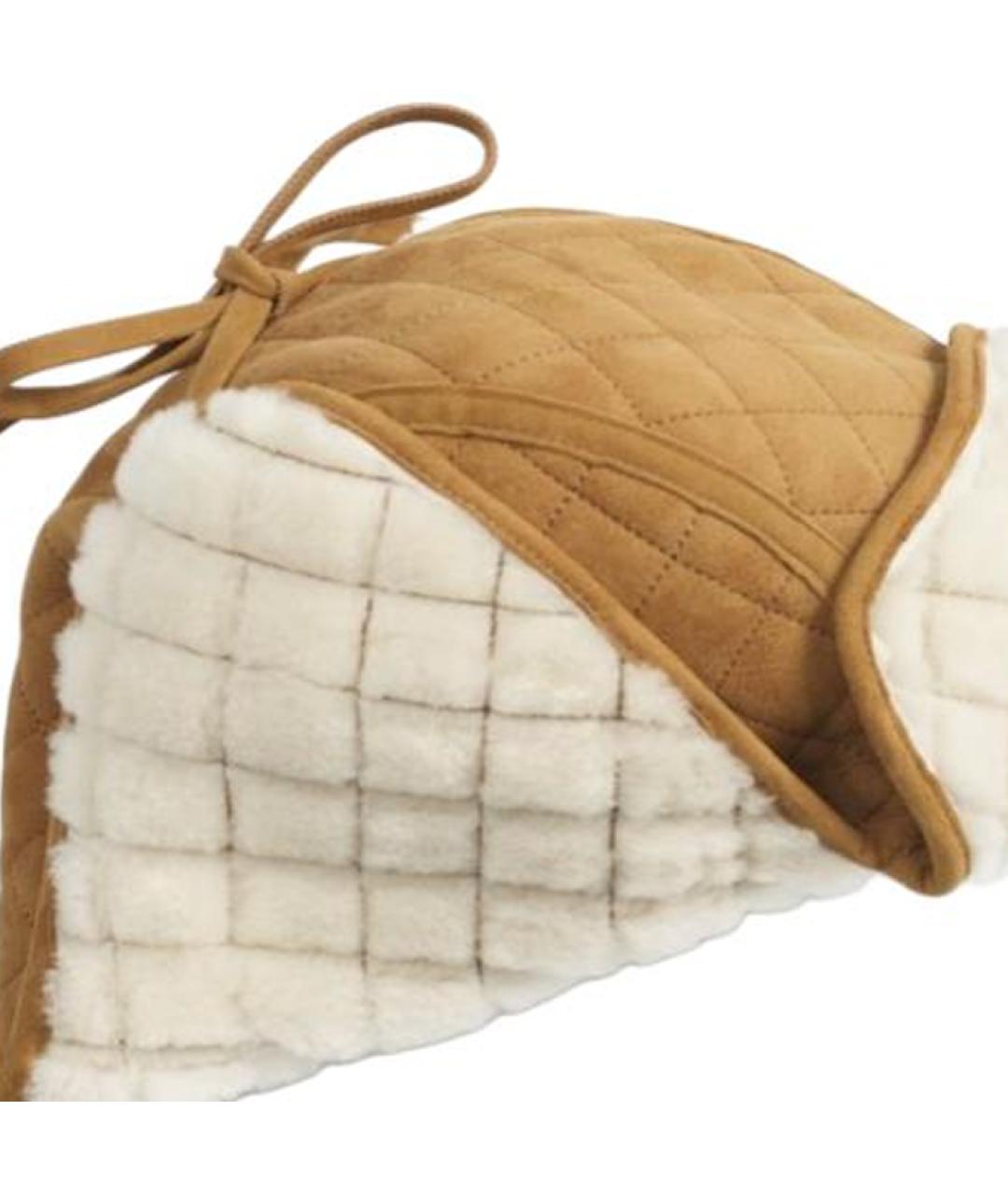 CHANEL Коричневая шапка, фото 3