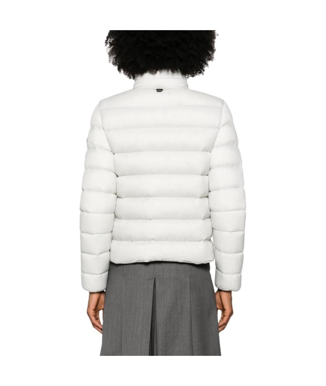 MONCLER Белая полиамидовая куртка, фото 5