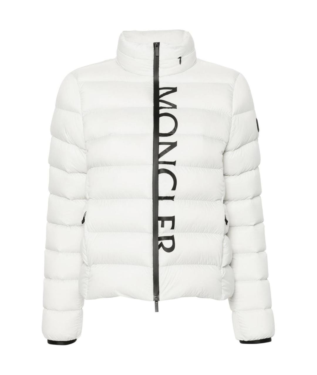 MONCLER Белая полиамидовая куртка, фото 1