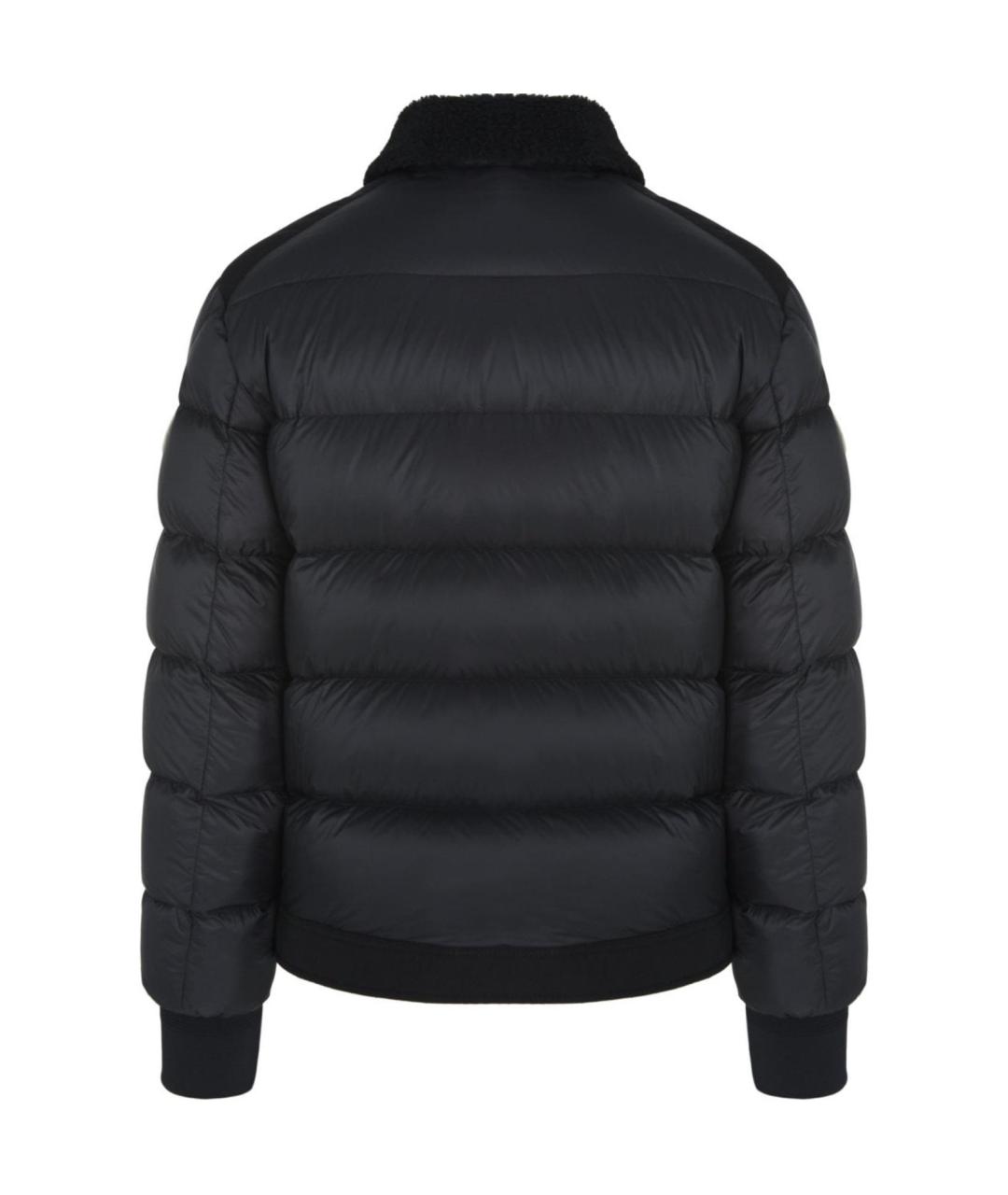 MONCLER Черный пуховик, фото 2