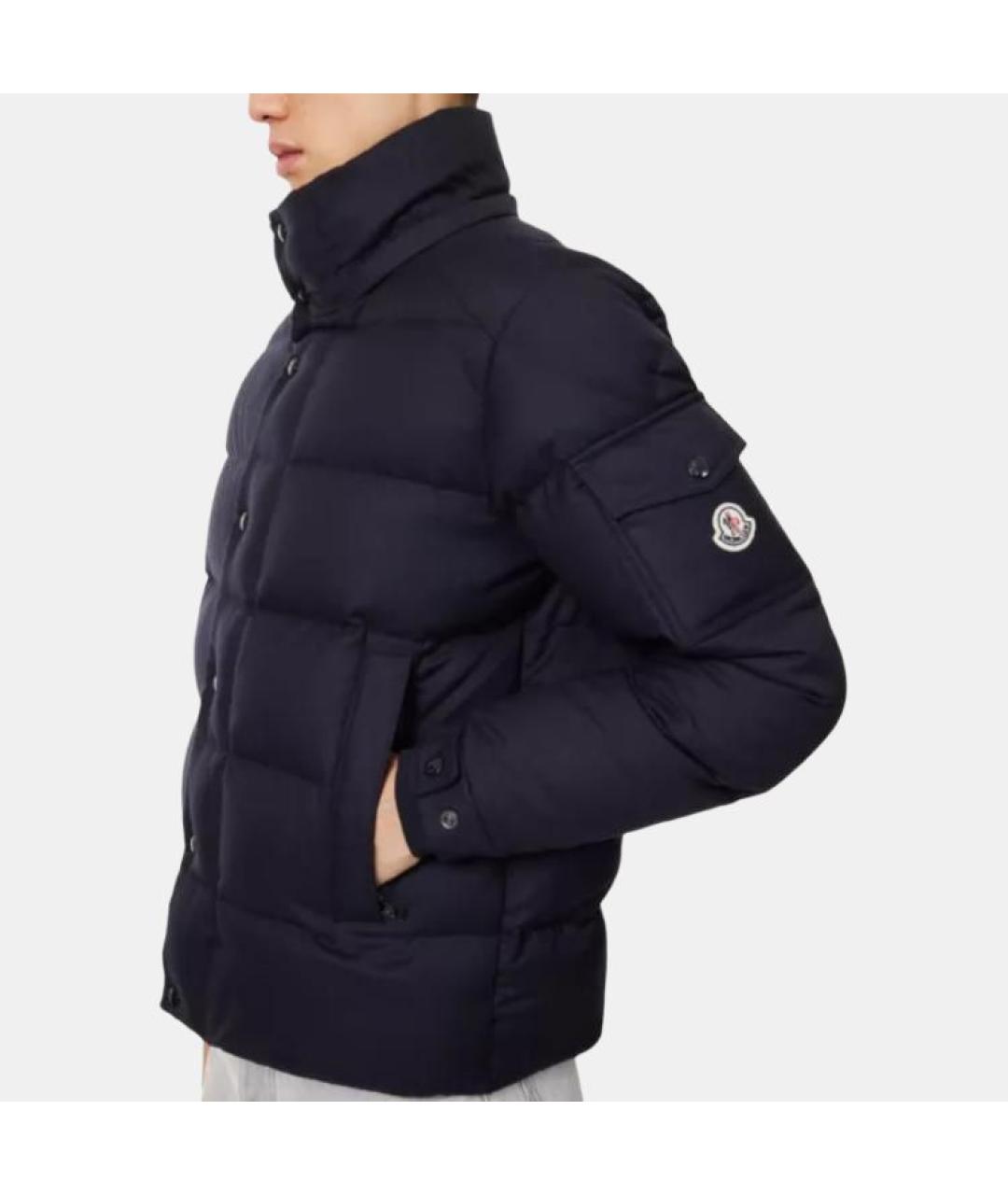 MONCLER Синий пуховик, фото 5