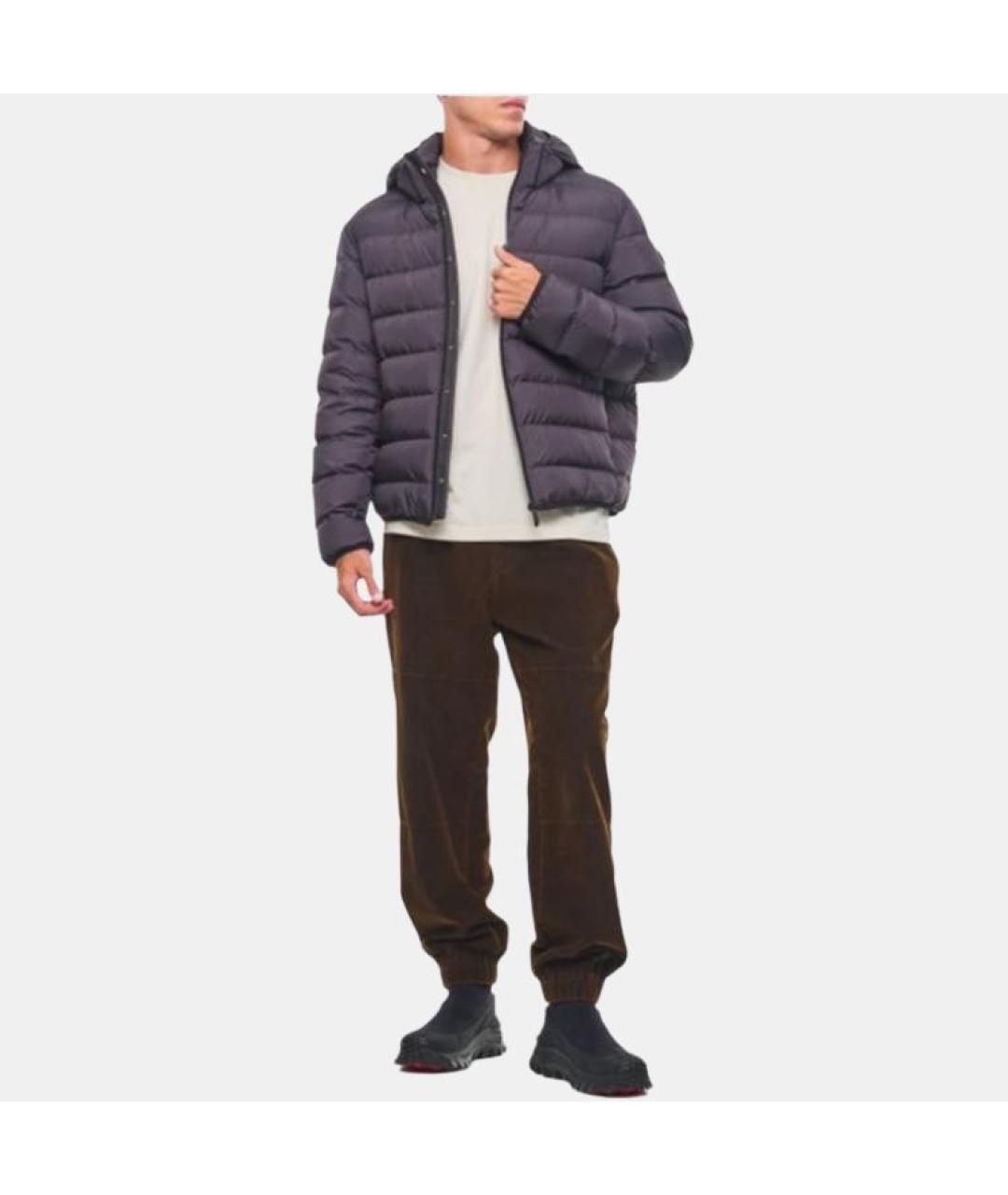 MONCLER Синий пуховик, фото 3