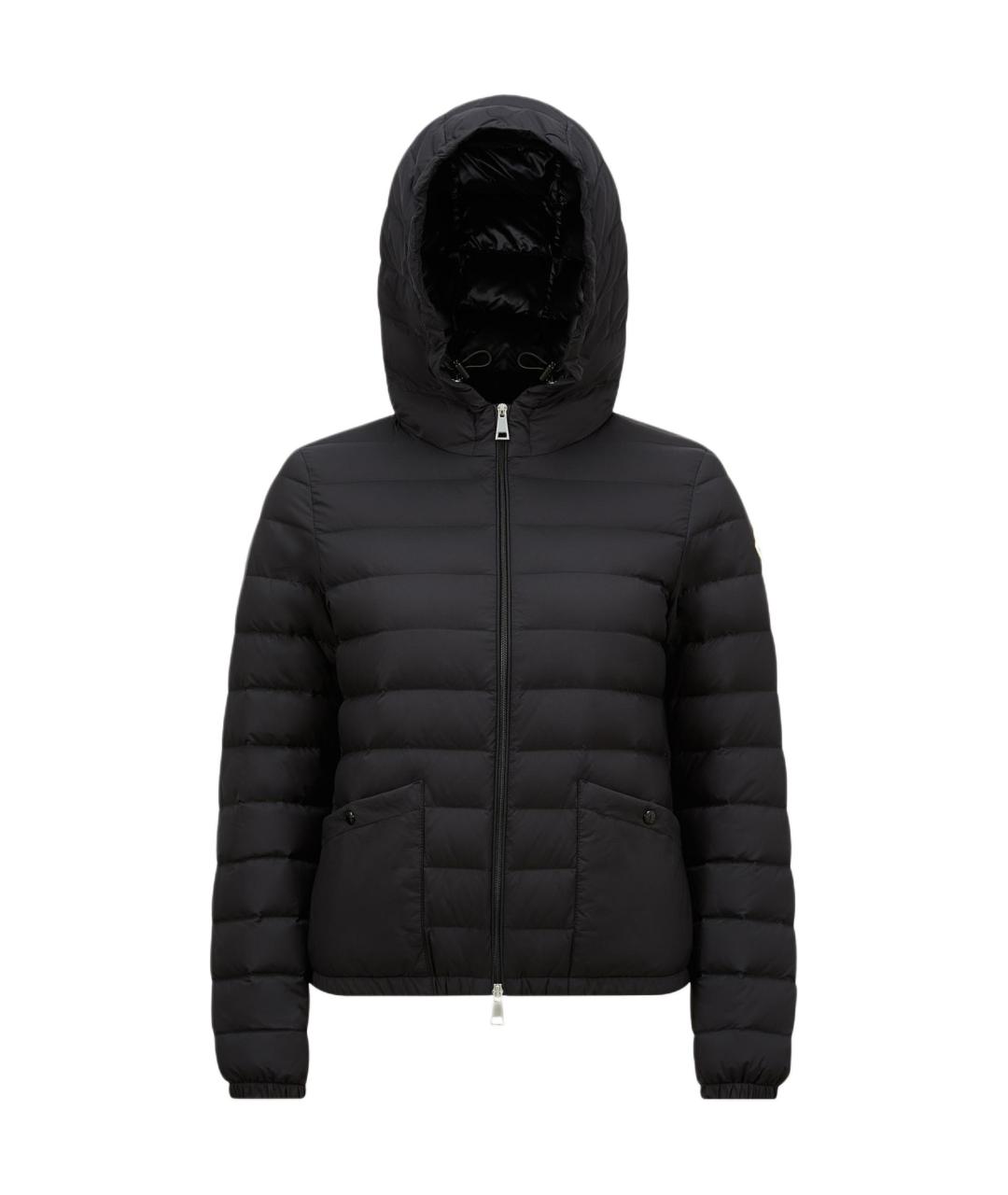 MONCLER Черный пуховик, фото 1