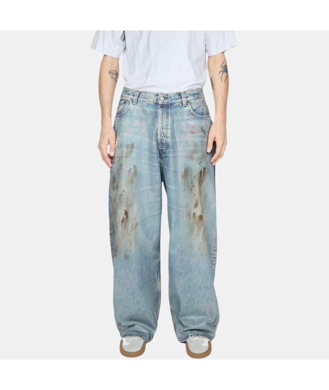 ACNE STUDIOS Голубые прямые джинсы, фото 3