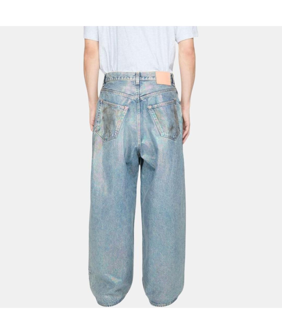 ACNE STUDIOS Голубые прямые джинсы, фото 5