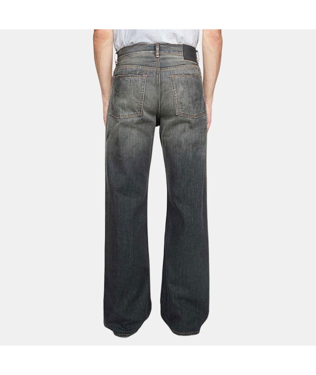 ACNE STUDIOS Черные прямые джинсы, фото 3