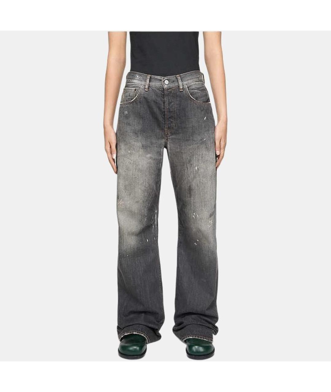 ACNE STUDIOS Черные прямые джинсы, фото 2
