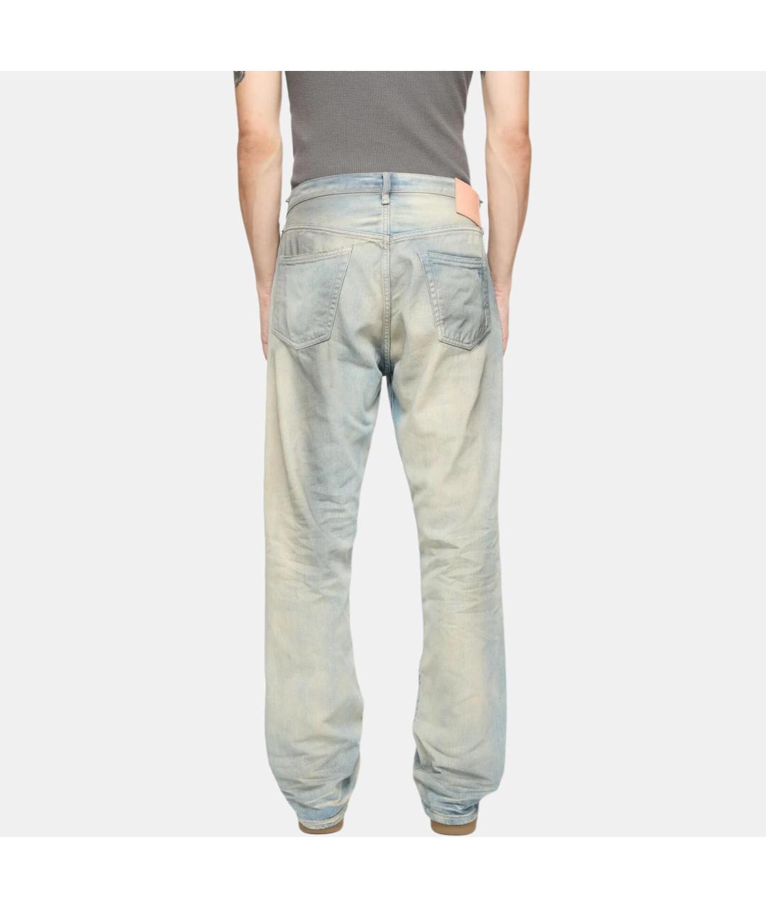 ACNE STUDIOS Голубые прямые джинсы, фото 4