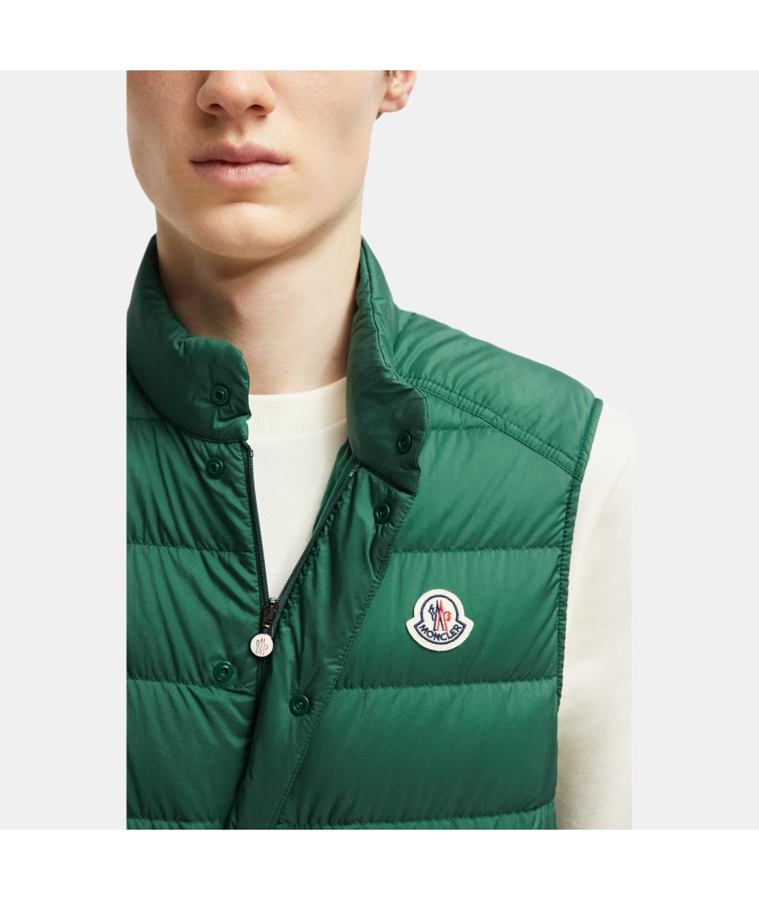 MONCLER Зеленый жилет, фото 3
