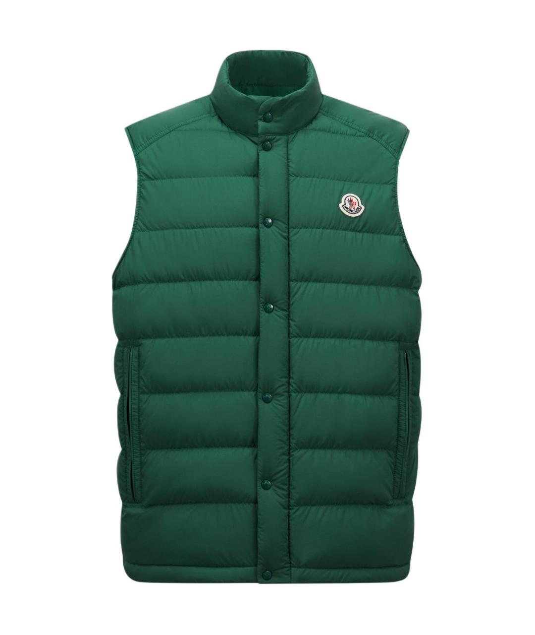 MONCLER Зеленый жилет, фото 1