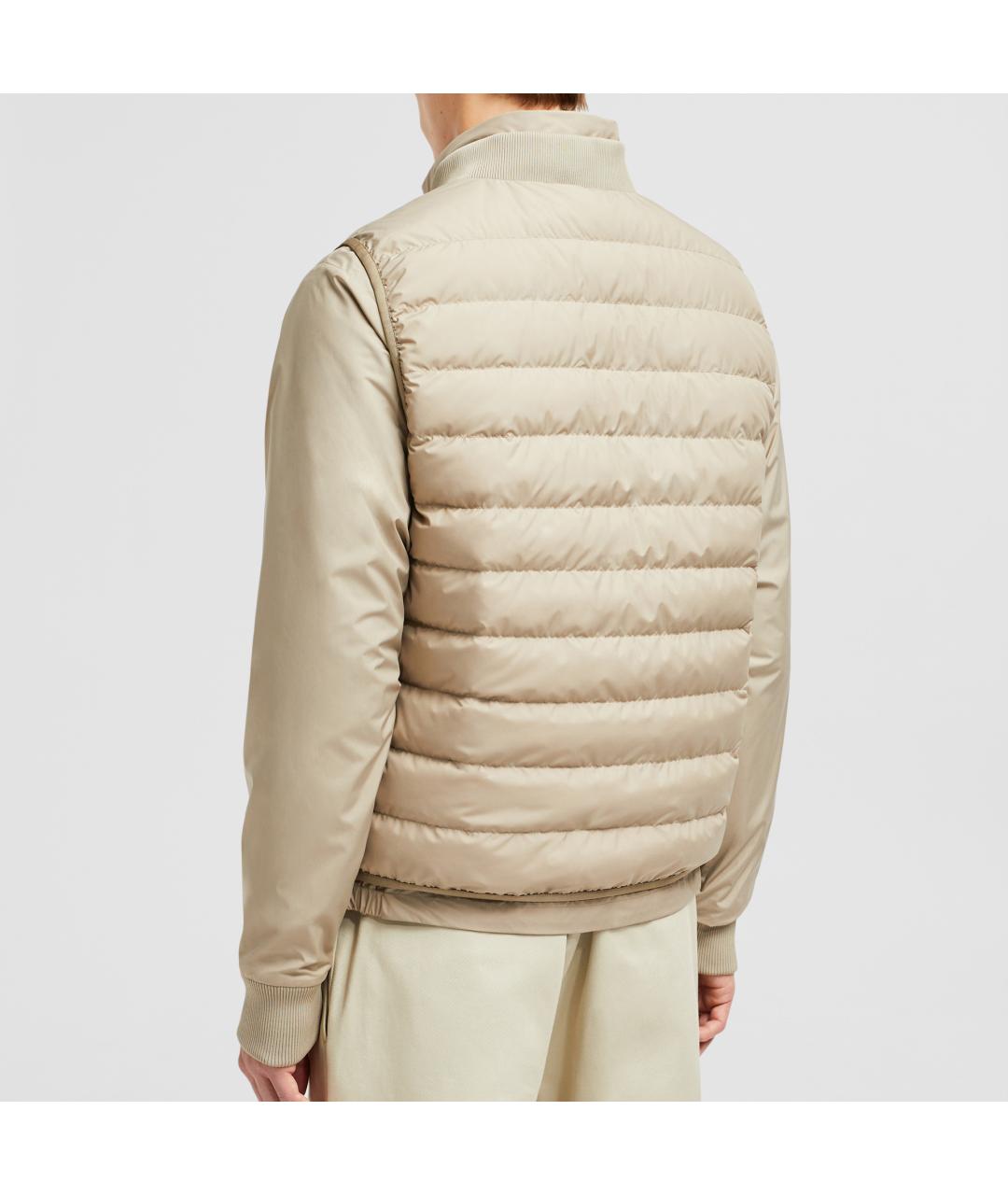 MONCLER Бежевая куртка, фото 4