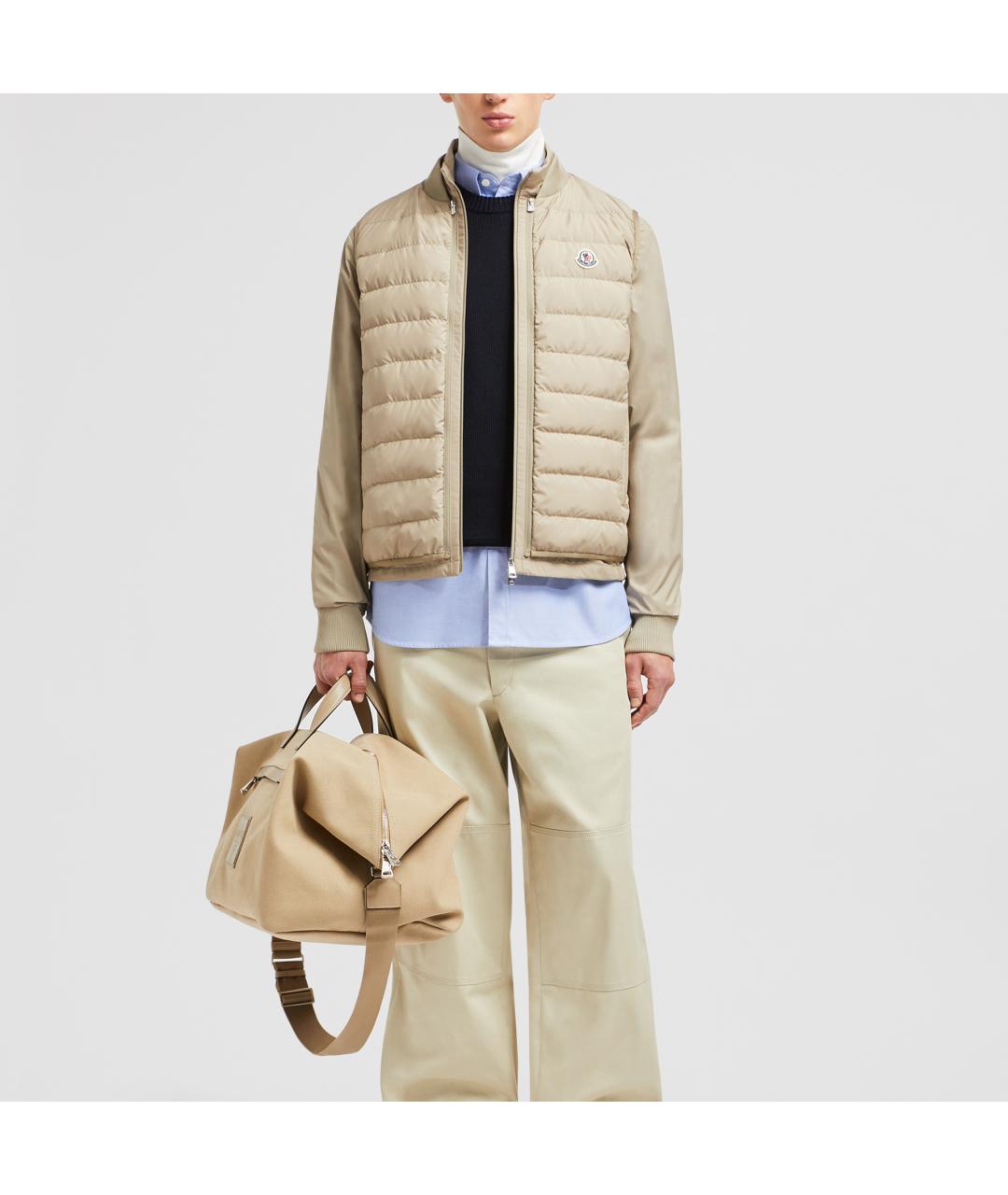 MONCLER Бежевая куртка, фото 2