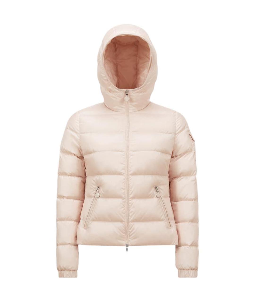 MONCLER Розовый пуховик, фото 1
