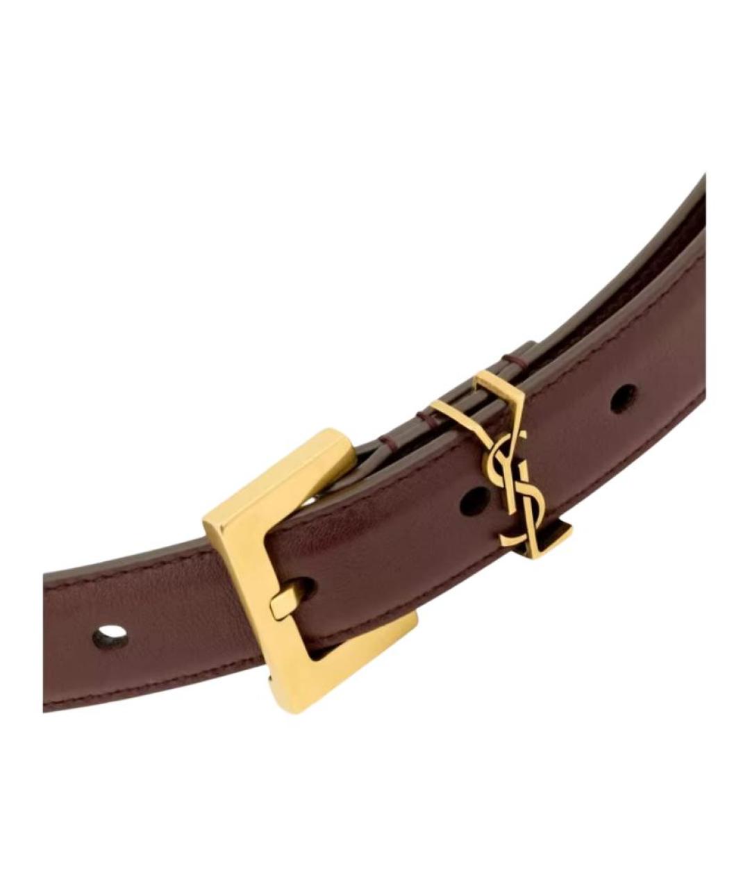 SAINT LAURENT Кожаный ремень, фото 3