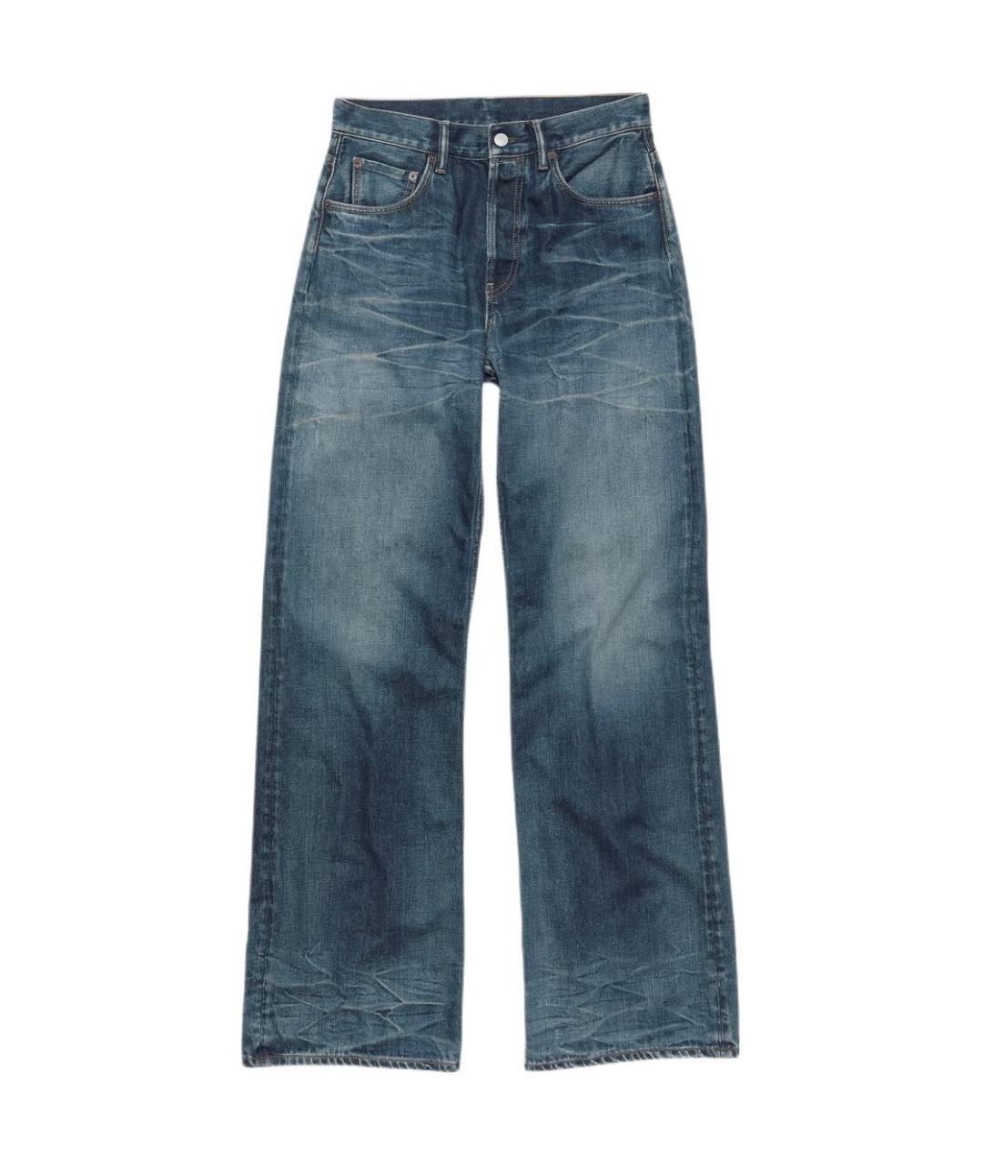 ACNE STUDIOS Синие прямые джинсы, фото 1