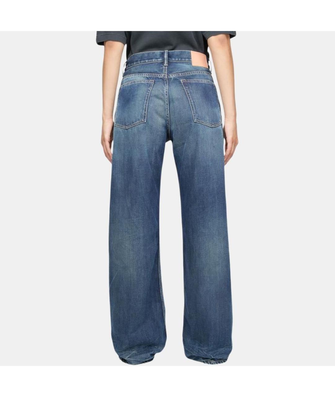 ACNE STUDIOS Синие прямые джинсы, фото 3