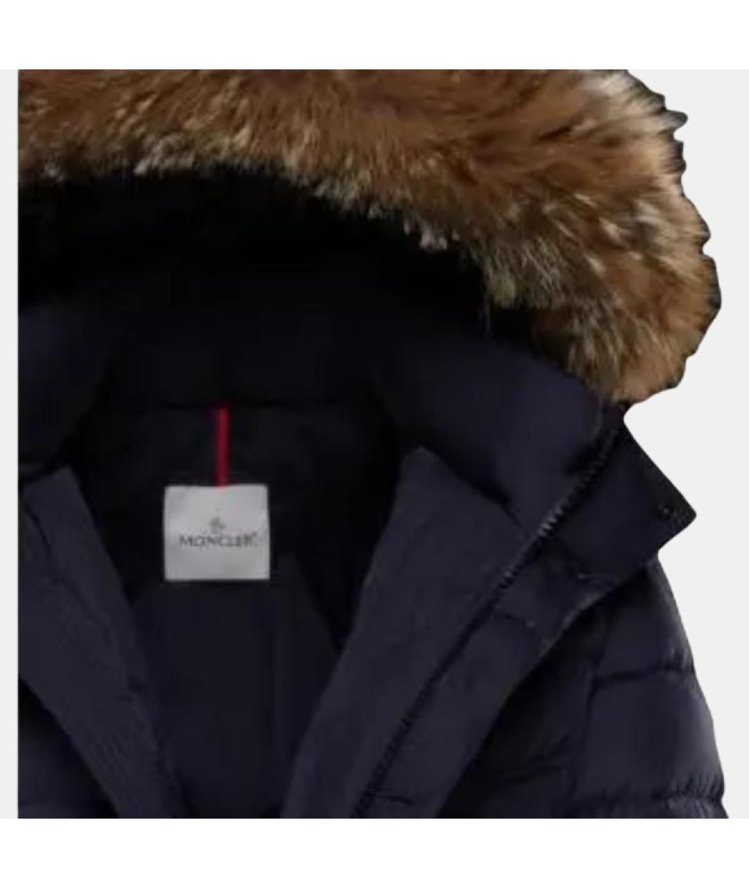 MONCLER Синий пуховик, фото 5