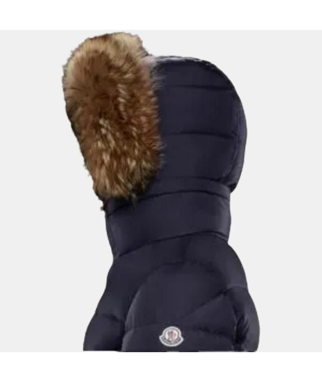 MONCLER Синий пуховик, фото 4