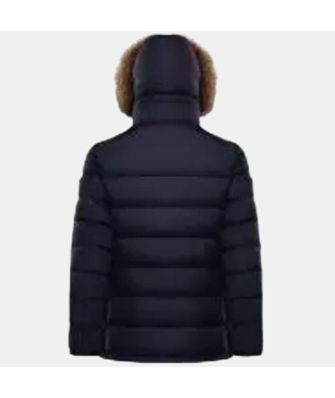 MONCLER Синий пуховик, фото 3