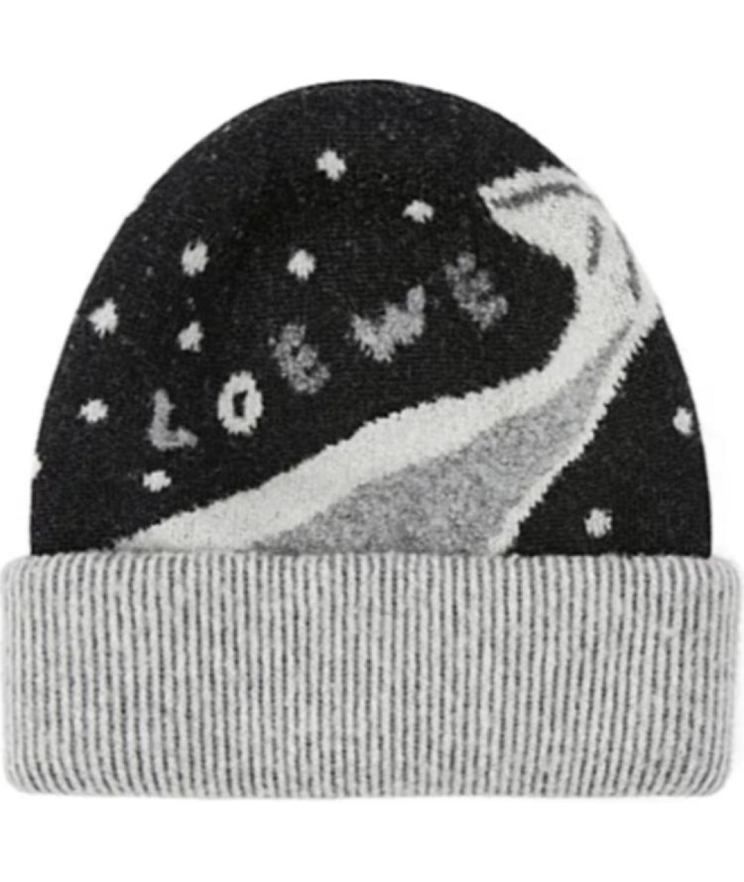 LOEWE Черная шапка, фото 3