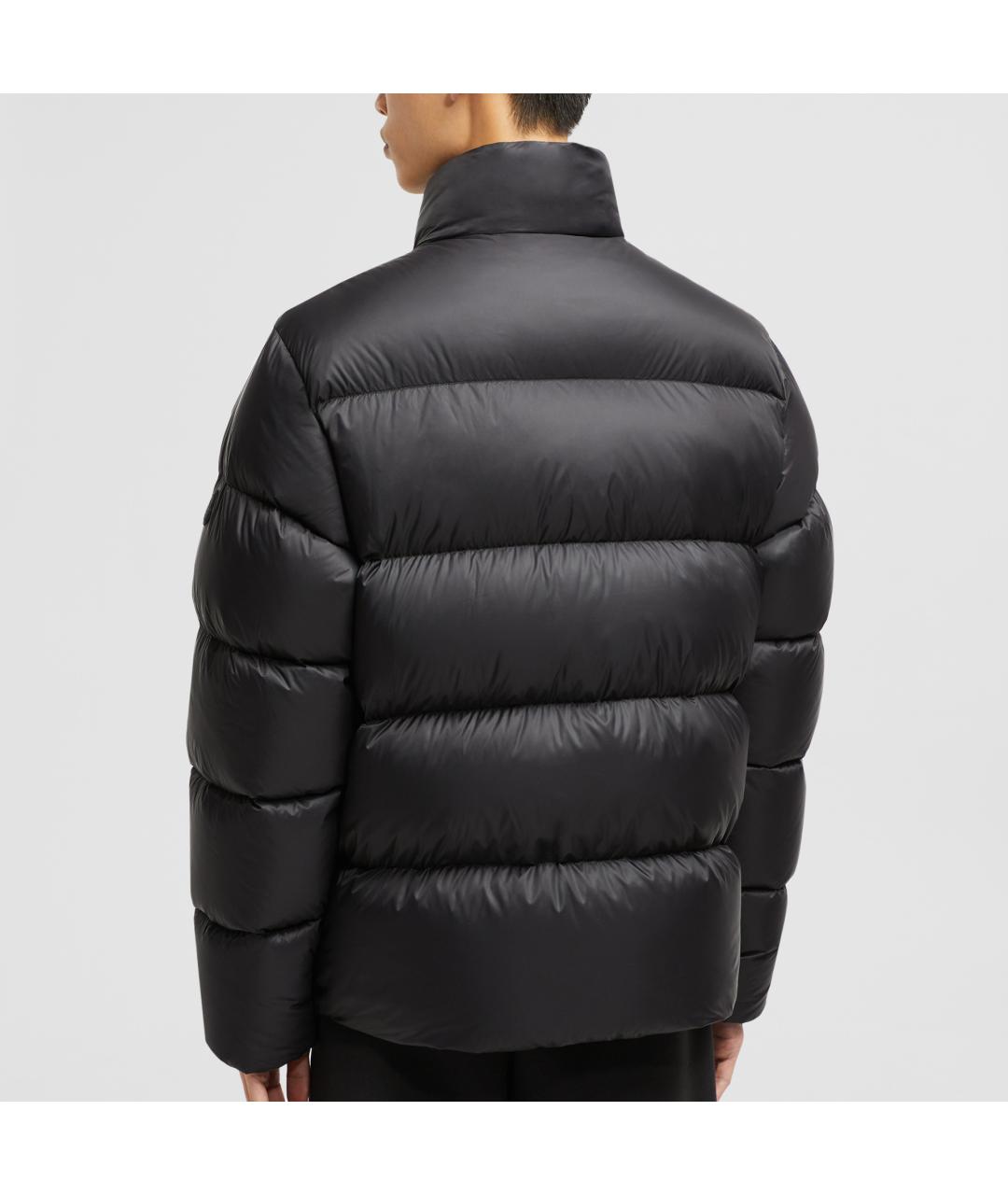 MONCLER Черный пуховик, фото 4