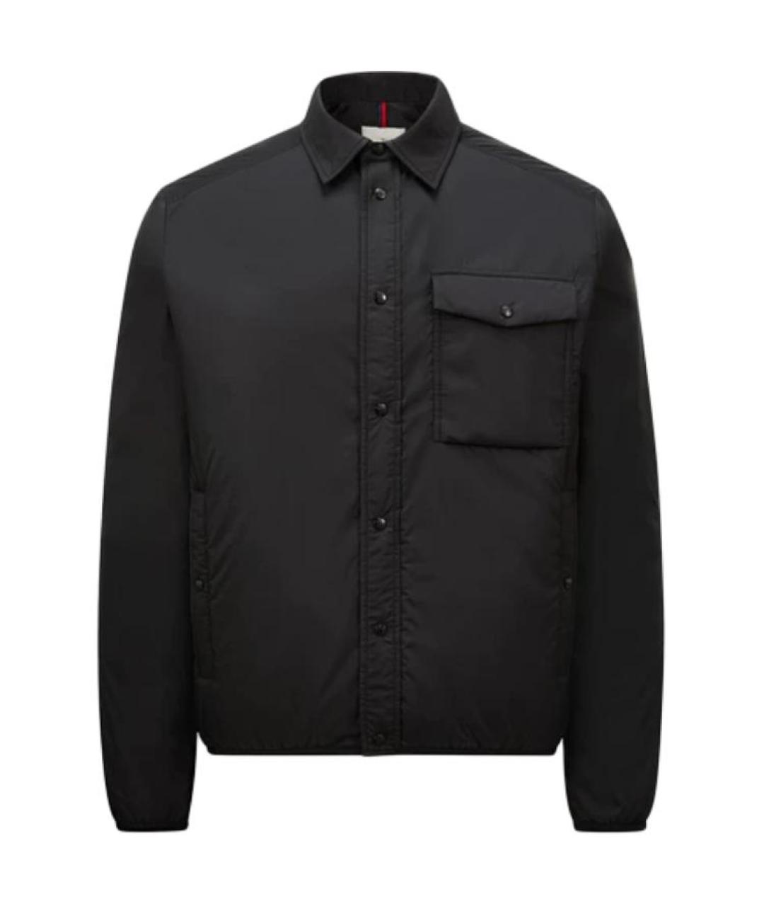 MONCLER Черный пуховик, фото 1