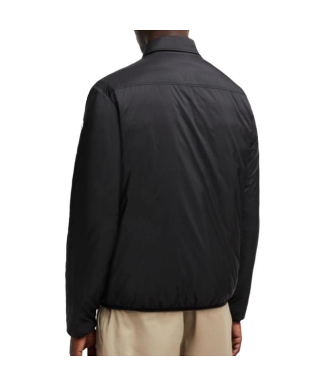 MONCLER Черный пуховик, фото 3