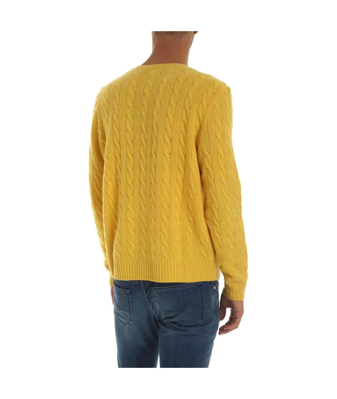 POLO RALPH LAUREN Желтый джемпер / свитер, фото 3