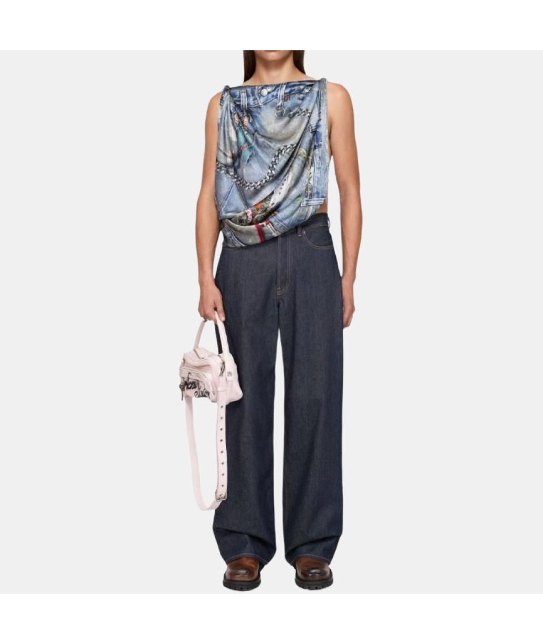 ACNE STUDIOS Синие прямые джинсы, фото 3