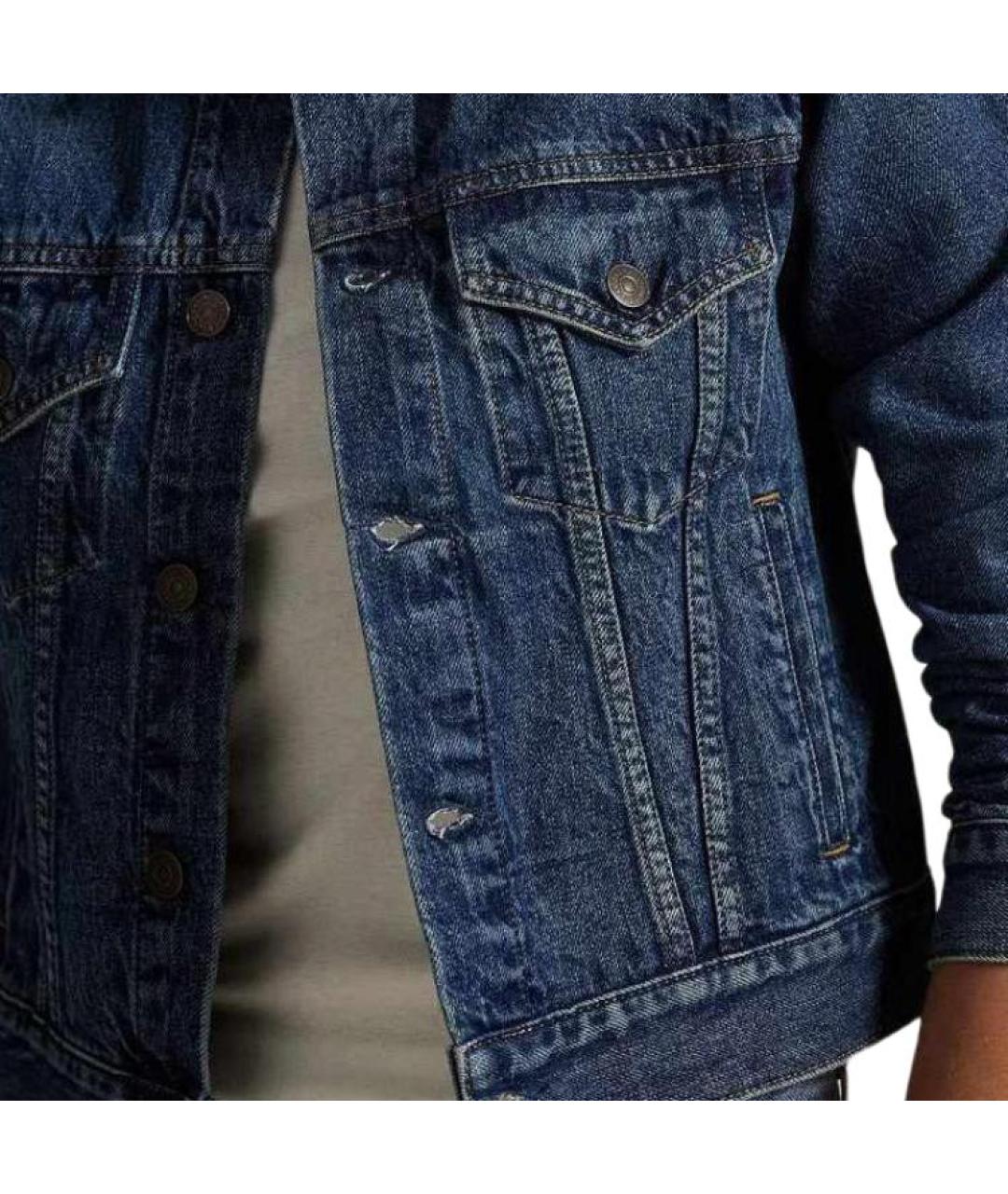 POLO RALPH LAUREN Синяя деним куртка, фото 5