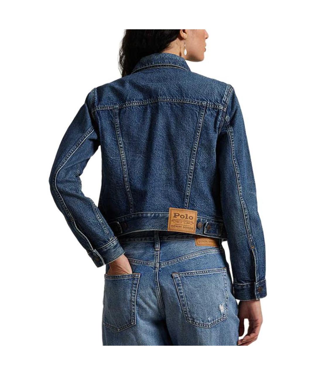 POLO RALPH LAUREN Синяя деним куртка, фото 3