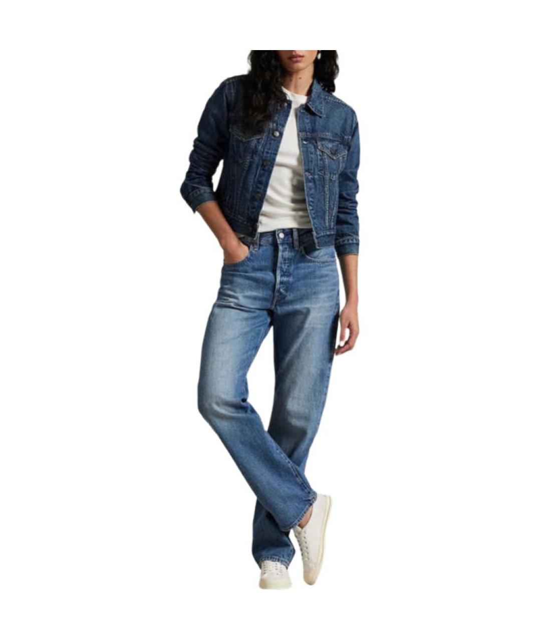 POLO RALPH LAUREN Синяя деним куртка, фото 2