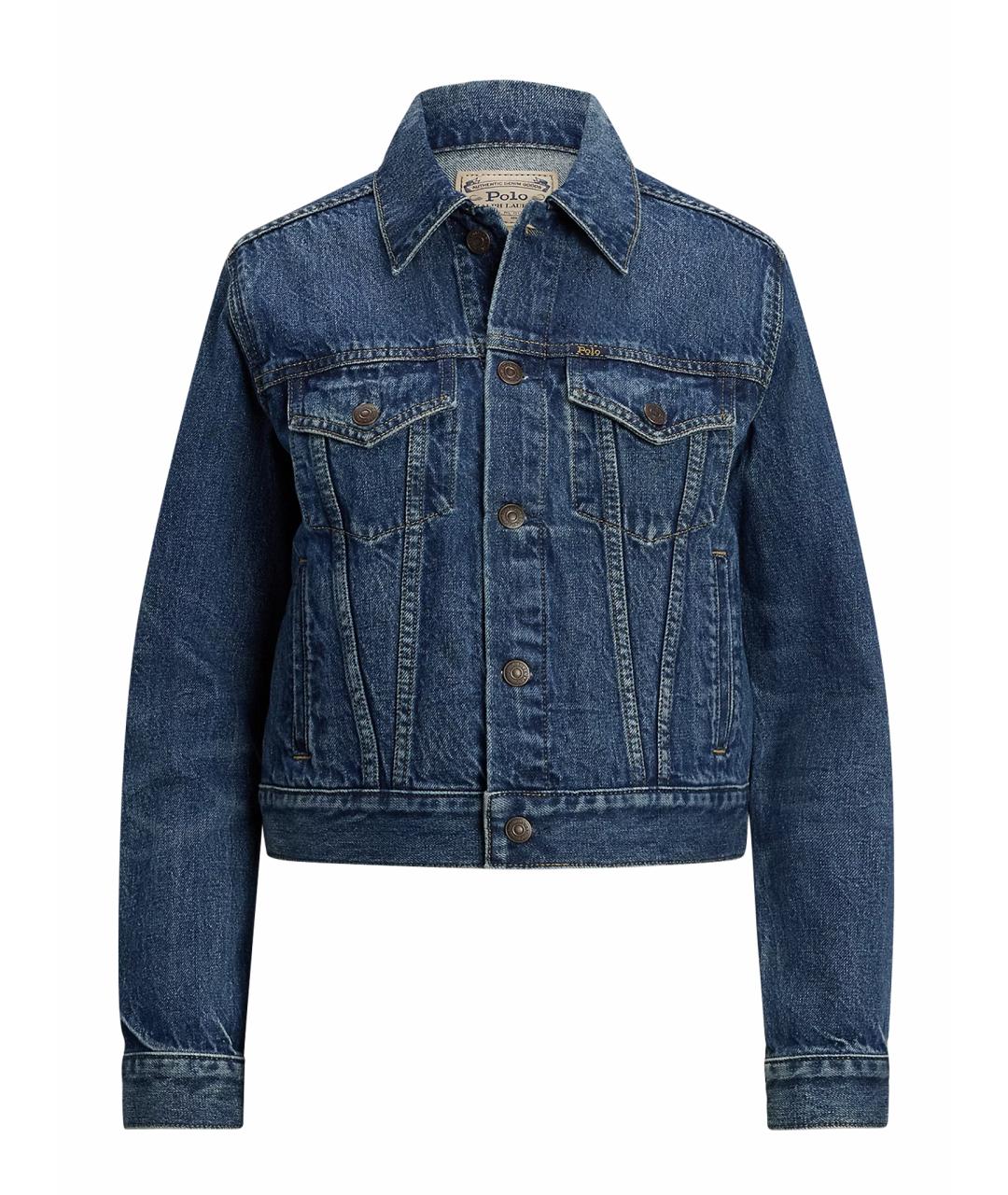POLO RALPH LAUREN Синяя деним куртка, фото 1