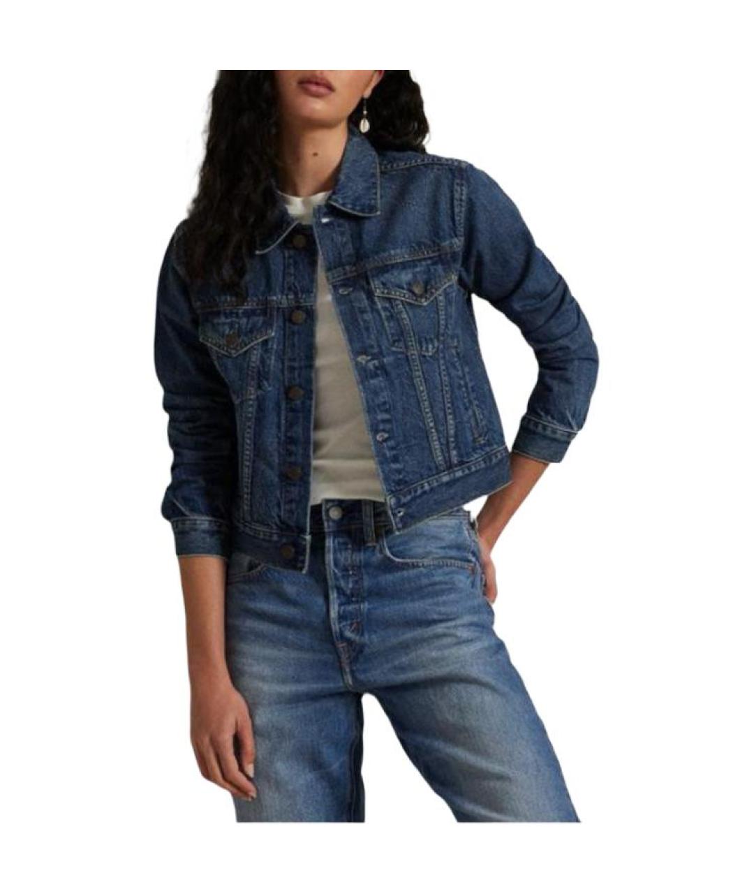 POLO RALPH LAUREN Синяя деним куртка, фото 6