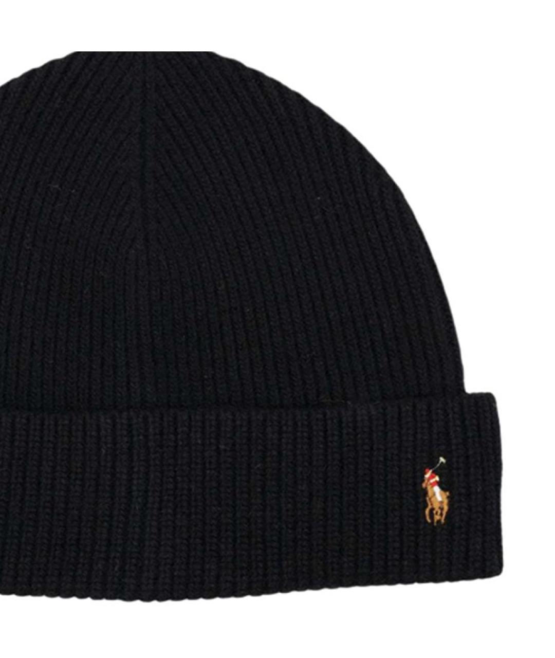 POLO RALPH LAUREN Черная шапка, фото 3
