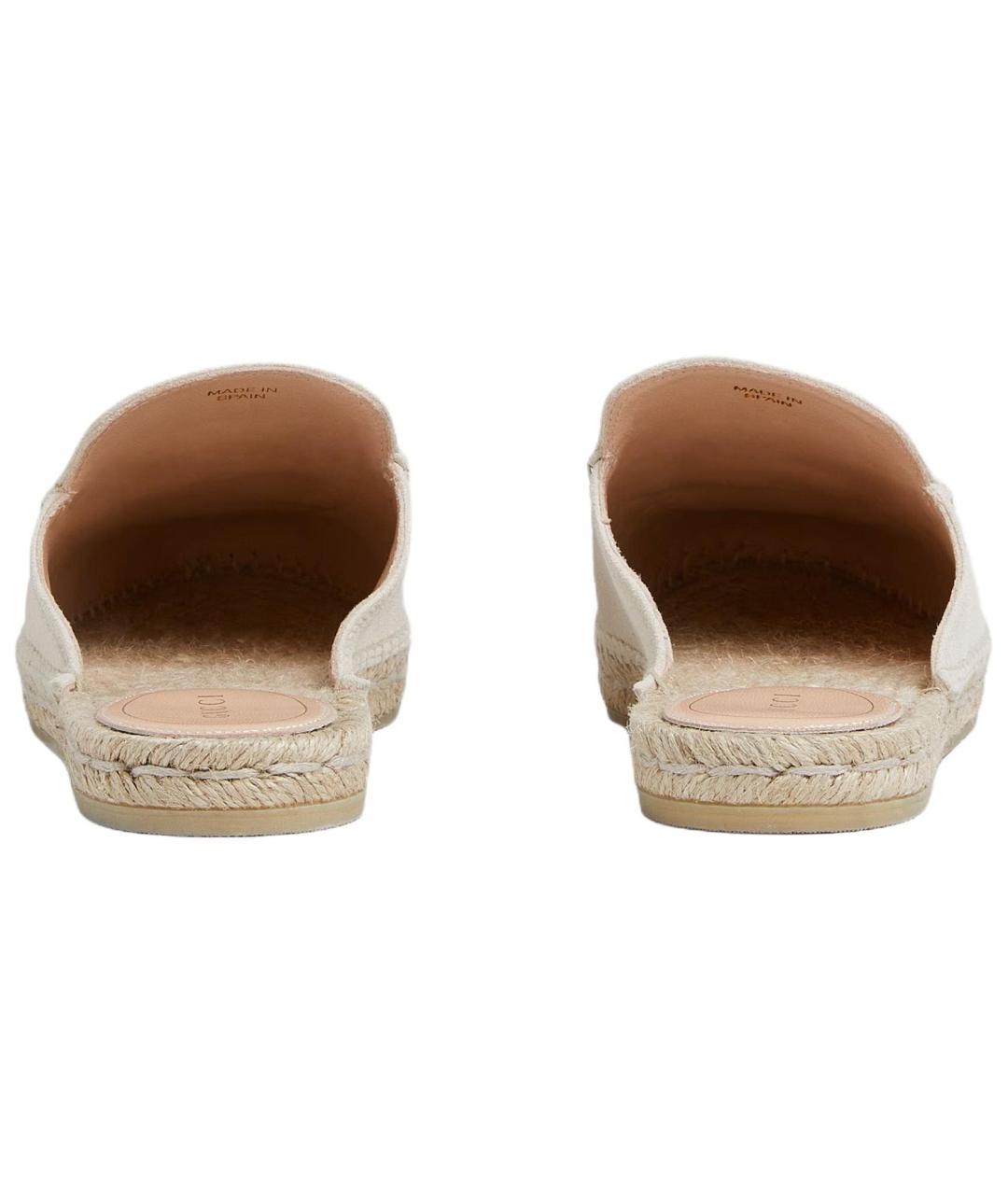 GUCCI Бежевые кожаные мюли, фото 5