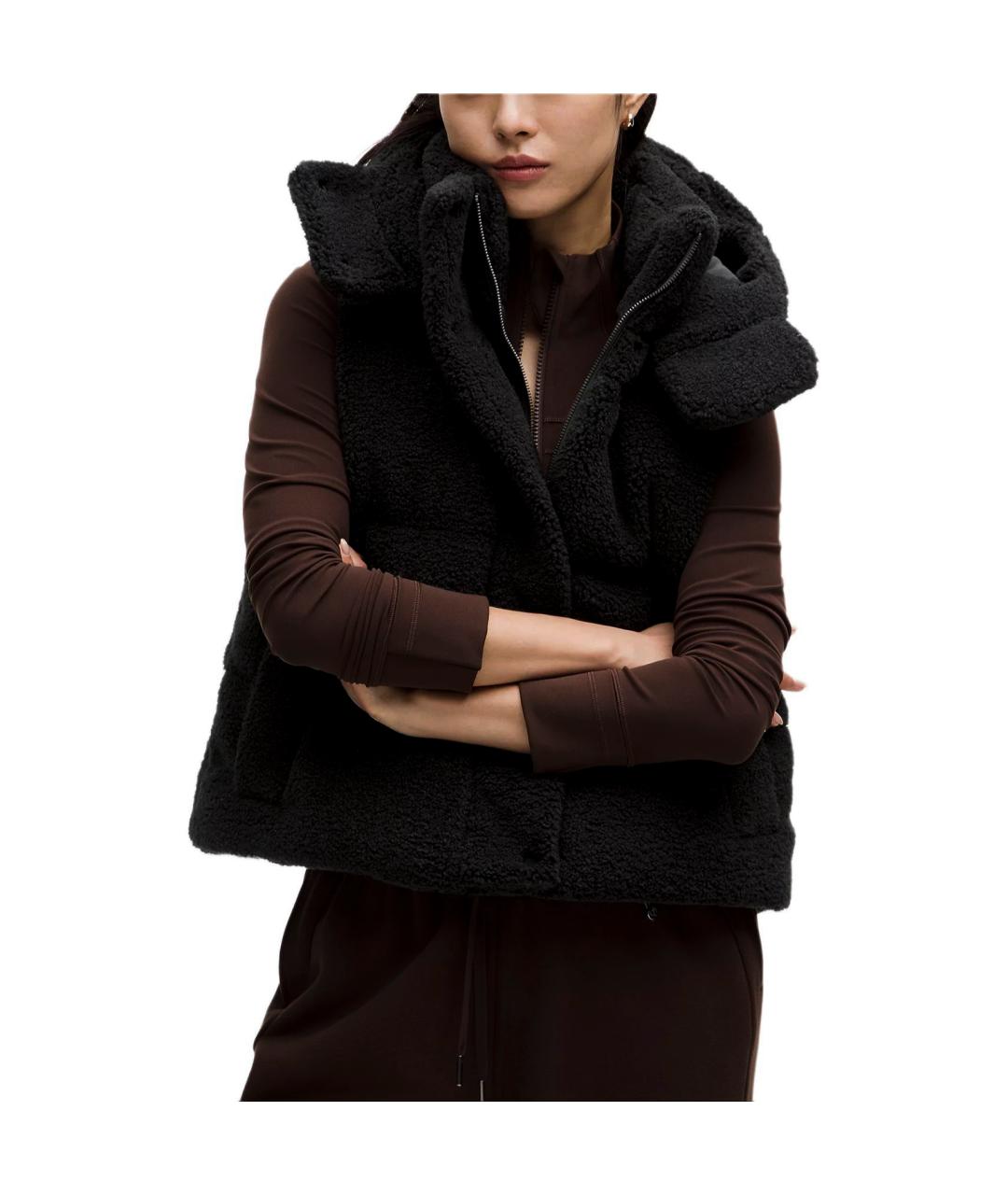 Lululemon Черный жилет, фото 3