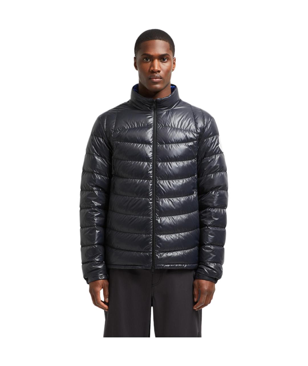 MONCLER Черная полиамидовая куртка, фото 6