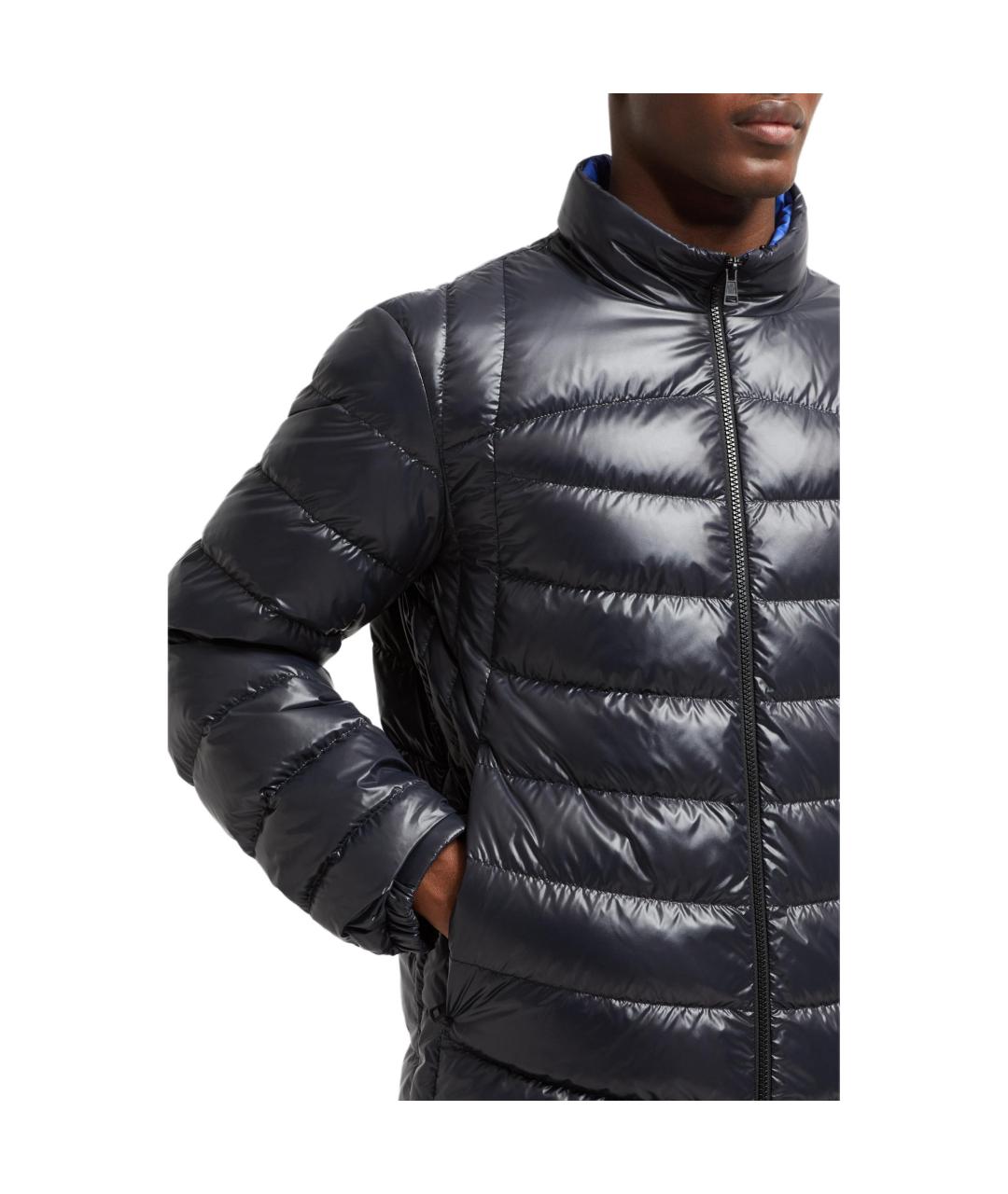 MONCLER Черная полиамидовая куртка, фото 4