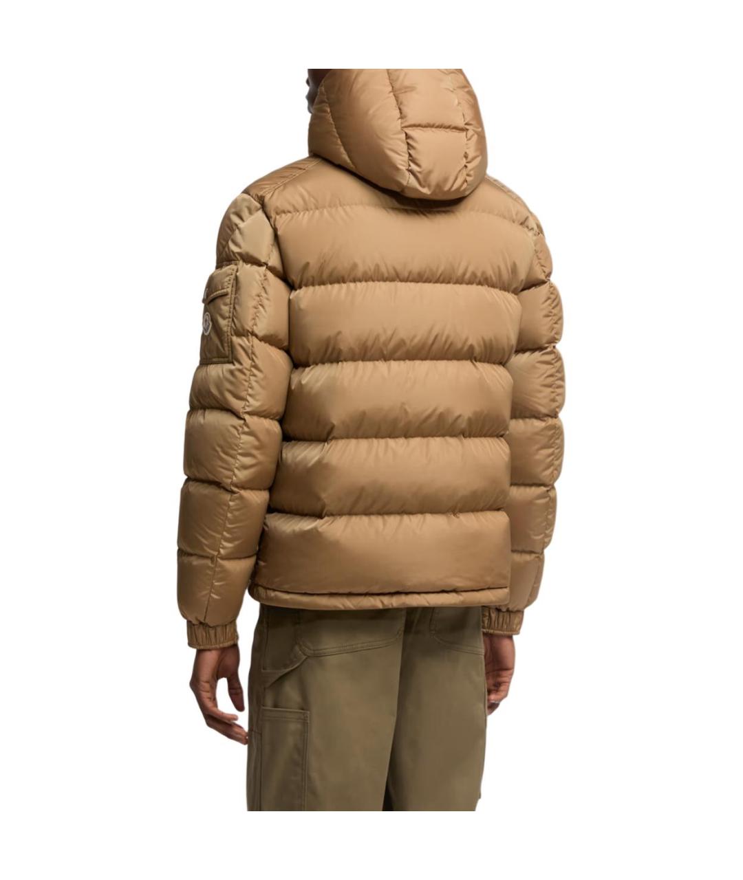 MONCLER Бежевый пуховик, фото 4
