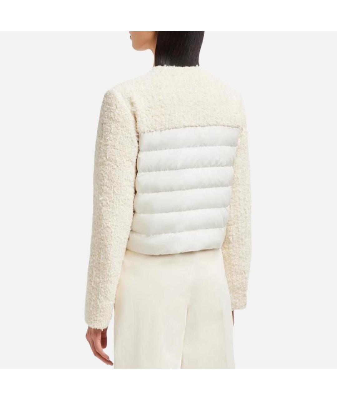 MONCLER Белая куртка, фото 4