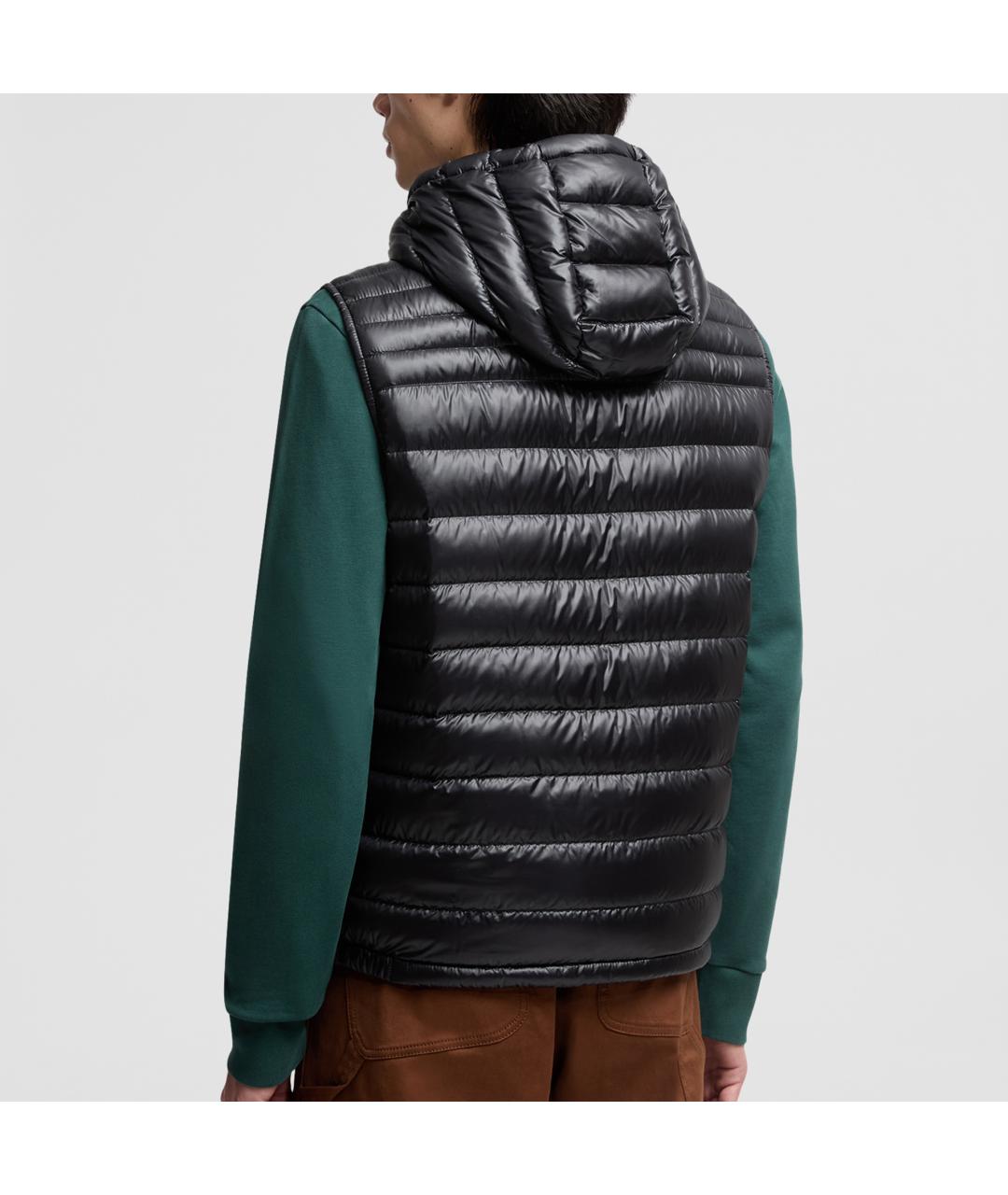 MONCLER Черный жилет, фото 3
