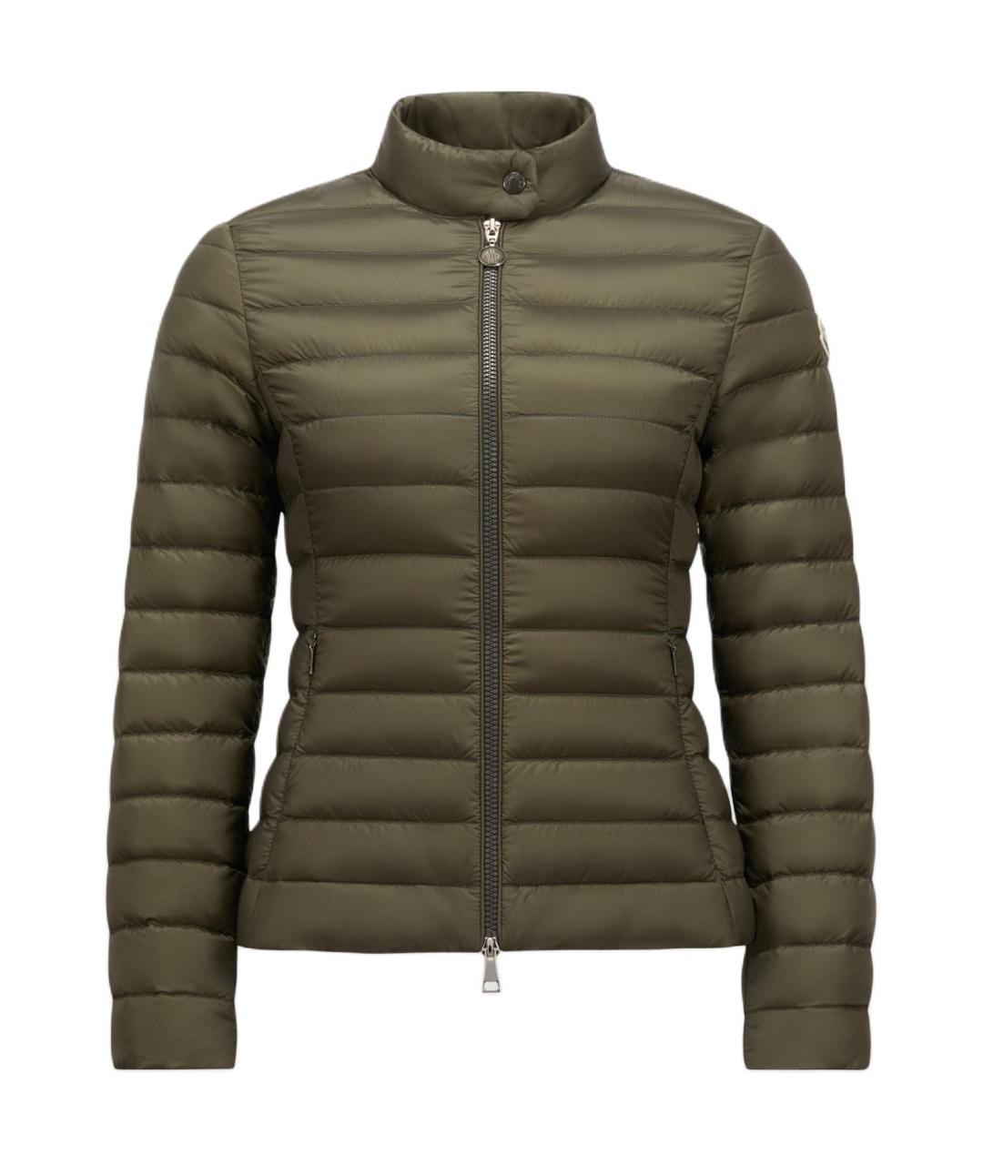 MONCLER Зеленый пуховик, фото 1