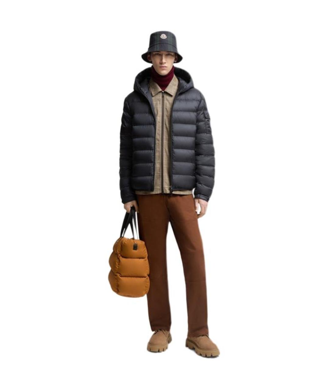 MONCLER Синий пуховик, фото 2