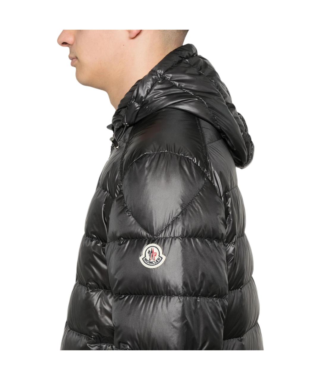 MONCLER Серый пуховик, фото 5