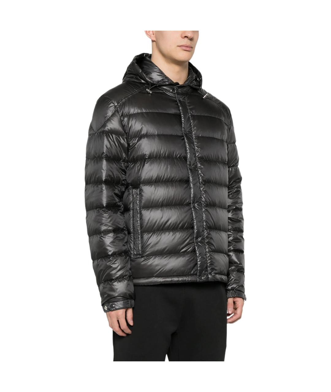 MONCLER Серый пуховик, фото 4