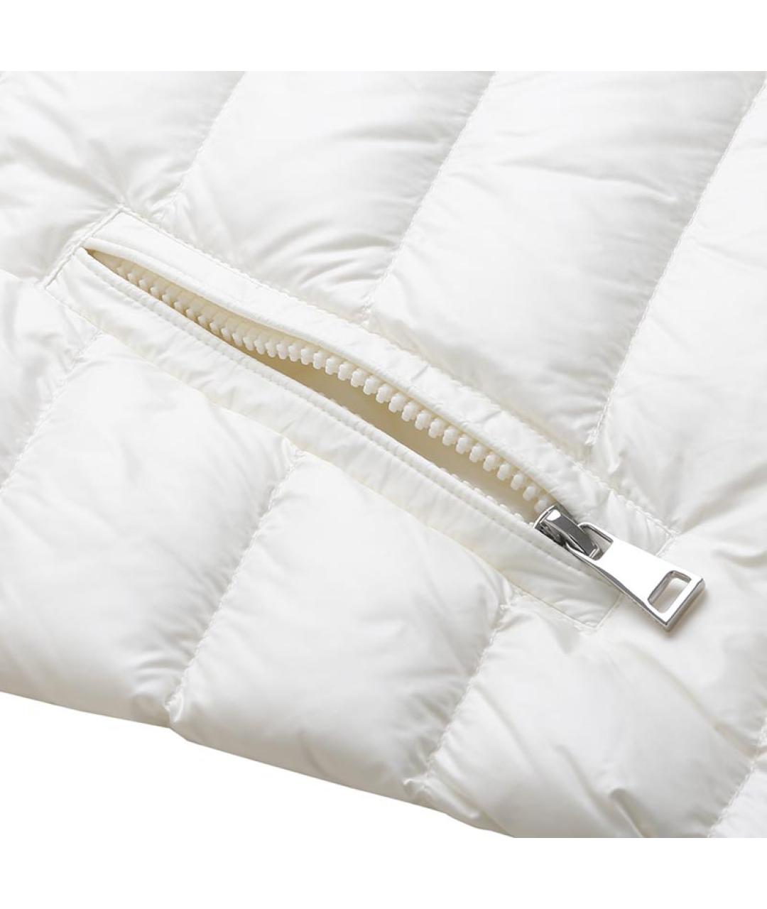 MONCLER Белый пуховик, фото 5